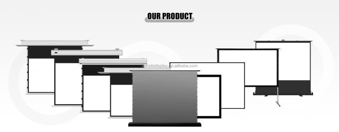 150 ইঞ্চি ALR T প্রিজম ইউএসটি প্রজেক্টর স্ক্রিন পরিবেষ্টিত আলো প্রত্যাখ্যান প্রজেকশন পর্দা 3D / 4K 8K সমর্থিত 5