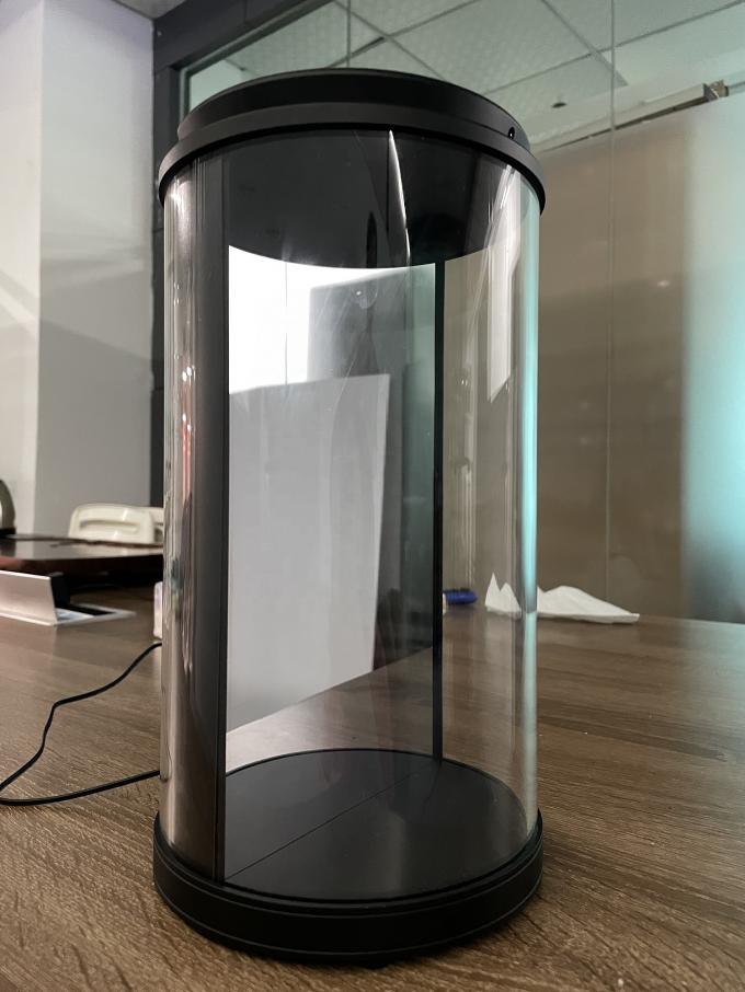 অ্যানি ইন্টারেক্টিভ সহ হলোগ্রাফিক থ্রিডি প্রযুক্তি প্রদর্শন 5.5 10.1 21.5 ইঞ্চি হলোগ্রাম সিলিন্ডার 5