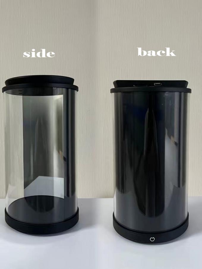 অ্যানি ইন্টারেক্টিভ সহ হলোগ্রাফিক থ্রিডি প্রযুক্তি প্রদর্শন 5.5 10.1 21.5 ইঞ্চি হলোগ্রাম সিলিন্ডার 7