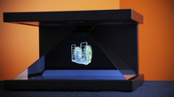 270 Degree 3 Sided 21.5 Inch 3D Hologram Display Box Holographic 3D Pyramid Showcase