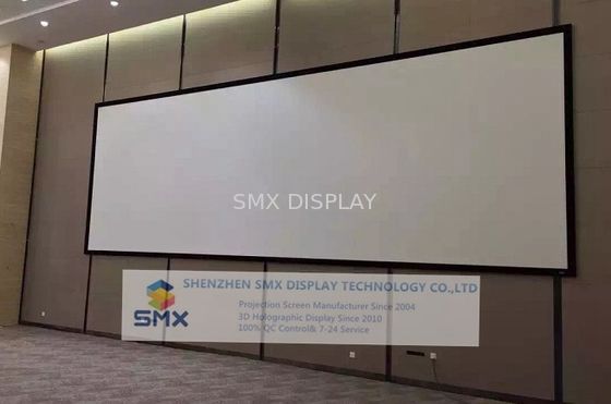 গুণ Large Custom Size Fixed Frame Screen 4K Cinema Projection Screens 10x4 Meter কারখানা
