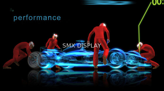 গুণমান Pepper Ghost Projection Hologram Foil 3D Transparent Holographic Foil কারখানা