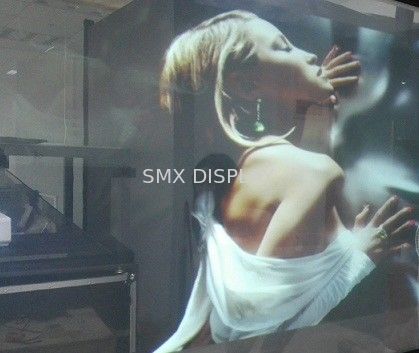 গুণ 170 Degree transparent rear projection film For Glass Outdoor Projector Screen কারখানা