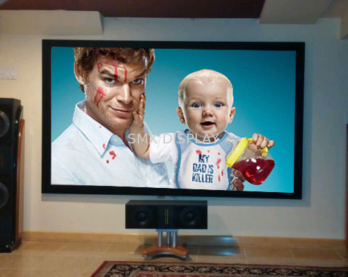 গুণমান প্রজেক্টর সিনেমা থিয়েটার ফিক্সড ফ্রেম স্ক্রিন 3 ডি সিলভার ফ্যাব্রিক কারখানা