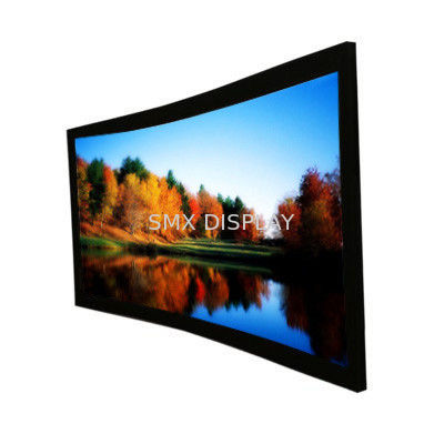 গুণমান Custom Cinema Projection Screen / Curved Projector Screen 92" কারখানা