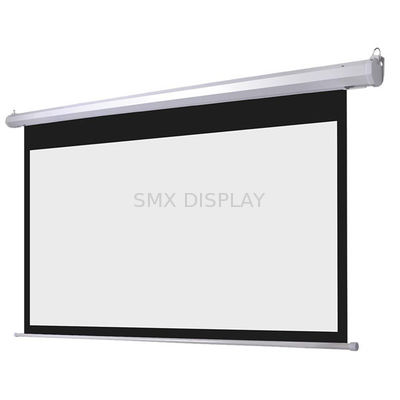 গুণ Out door Electric Projection Screens Remote Control / presentation screen Roll Up কারখানা