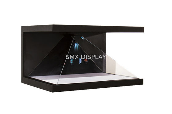 গুণমান Three Sides 3D Hologram Pyramid Holographic Display Box AC110-240V কারখানা