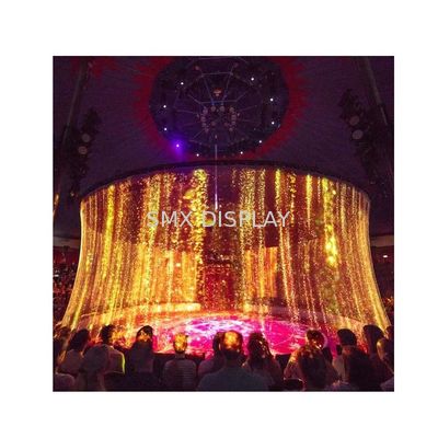 গুণমান লং রেঞ্জ হলোগ্রাফিক মেশ প্রজেক্টর স্ক্রীন অতিরিক্ত বড় 3D হলোগ্রাম স্ক্রীন কারখানা