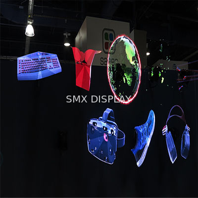 গুণ 174 ভিউ অ্যাঙ্গেল সহ ইনডোর বিজ্ঞাপনের জন্য হলোগ্রাফিক প্রজেক্টর পিওভি ডিসপ্লে কারখানা