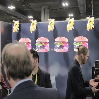 গুণ পিসি অ্যালুমিনিয়াম LED ফ্যান 3D Holographic / 3D Hologram প্রজেক্টর ইথ 175 ভিউ এঙ্গেল কারখানা