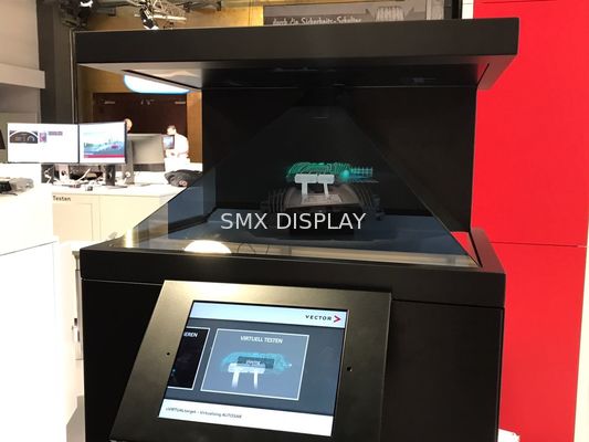 গুণমান 22 "হোলোরাম পিরামিড শোকেস ভার্চুয়াল হোলোরাম 3 ডি প্রযুক্তি হোলোগ্রাফিক বক্স কারখানা