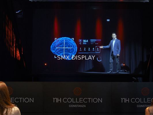 Holographic অভিক্ষেপ সিস্টেম মুজিয়ান আইলিংনার ফয়েল হোলোগ্রাম 3D শো