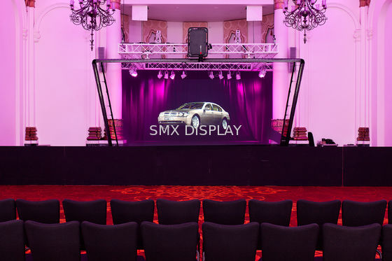 গুণমান 3D Holographic ভিডিও প্রজেক্টর 5x30m স্বচ্ছ Musion Holographic Eyeliner ফয়েল কারখানা