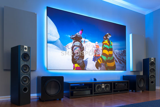 গুণমান 16/9 জিরো এজ স্থায়ী ফ্রেম পর্দা এন্টি - হোম সিনেমা জন্য হালকা প্রক্ষেপণ স্ক্রিন কারখানা