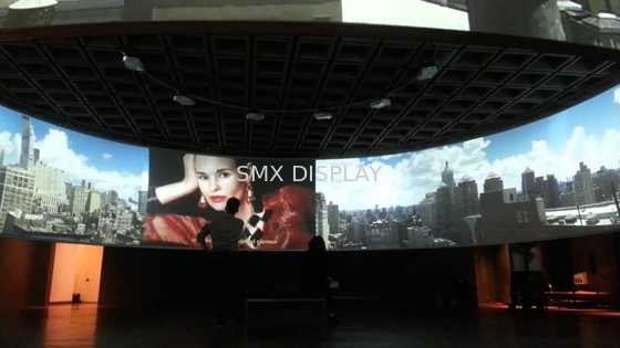 Large Tripod Motorized Curved Projection Screen Home Movie Theater Projectors