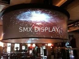 গুণমান 360 ডিগ্রী বড় বাঁকা প্রজেকশন স্ক্রিন স্ট্যান্ড সঙ্গে কাস্টম মাপ কারখানা