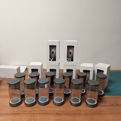 গুণমান 5.5 /21.5/75 ইঞ্চি হলোগ্রাম সিলিন্ডার বক্স 3d হলোগ্রাম সিলিন্ডার এআই ইন্টারেক্টিভ ডিসপ্লে জাদুঘরের জন্য কারখানা