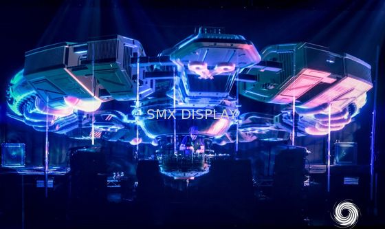 গুণমান Holo Gauze Hololographic প্রজেক্ট সিস্টেম স্টেজ জন্য অদৃশ্য হোলোগ্রাম পর্দা কারখানা