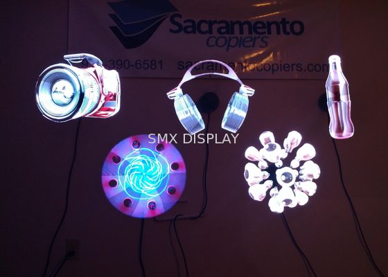 গুণমান ভাসমান 3 ডি হলোগ্রাফিক ডিসপ্লে 110 - 240V ইনডোর 3 ডি হলোগ্রাম ডিসপ্লে কারখানা