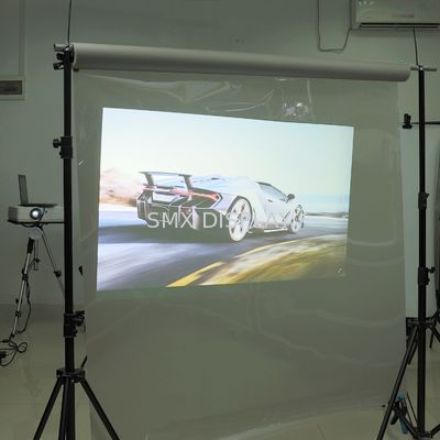 গুণমান Gray Rear Projection Film / 3D Holo Display With Self Adhesive Layer 100 Thickness কারখানা