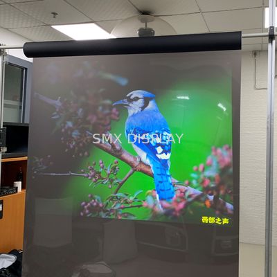 গুণ Transparent Touch holographic rear projection film Vinyl Fabric Lamination কারখানা
