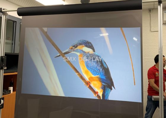 গুণমান transparent holographic rear projection film Adhesive For Window Advertising কারখানা