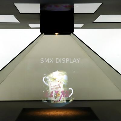 গুণমান Big Size 4 Sides 360 Degree Holographic Display Case Hologram Showcase Holo Box কারখানা