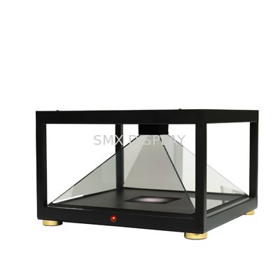 গুণ 1mx1m Large 4 Sided 3d Pyramid Hologram Used In Shopping Mall Promotion কারখানা