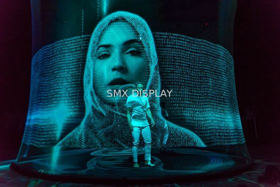 গুণমান হলোগাম গজ 50 মি স্বচ্ছ 3 ডি হলোগ্রাফিক প্রক্ষেপণ স্ক্রিন কারখানা