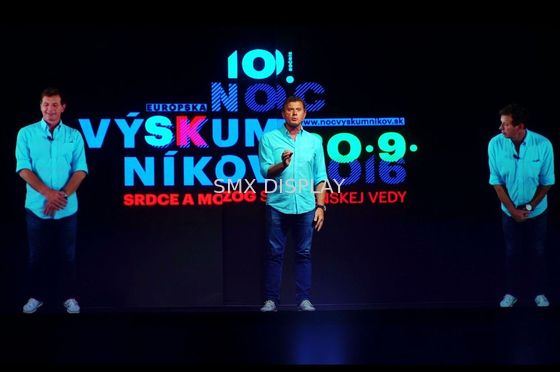 গুণমান স্বচ্ছ 95um 160 ° হলোগ্রাফিক প্রজেকশন ডিসপ্লে 5x30 মি কারখানা