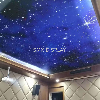 গুণমান KTV বার LED জপমালা ফাইবার অপটিক স্টার সিলিং প্যানেল 12VDC প্রকল্প ইনস্টলেশন কারখানা