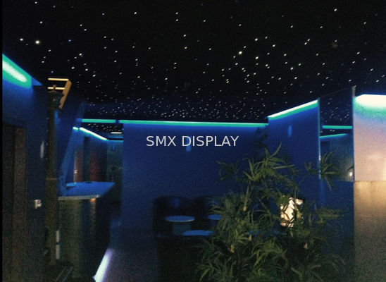 গুণমান 9mm প্যানেল ফাইবার অপটিক সিলিং টাইলস পলিয়েস্টার ফাইবারবোর্ড 7 রং PMMA কারখানা