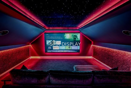 গুণমান সিনেমার জন্য 9mm পুরুত্বের LED স্টার সিলিং প্যানেল PMMA RGB 12VDC ম্যাগনেটিক কারখানা