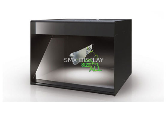 গুণমান বিজ্ঞাপন, পিওএস হোলোকিব্ব 42 ", শারীরিক পণ্যগুলির সাথে হোলিগ্রিক 3D বিষয়বস্তু যুক্ত করে কারখানা