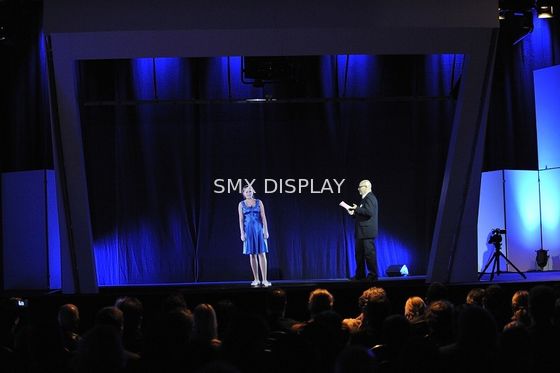 গুণমান মরিচ ঘোস্ট হলোগ্রামের জন্য স্টেজ 3D হলোগ্রাফিক প্রজেকশন সিস্টেম 100um কারখানা