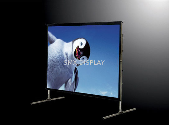 গুণমান 100 ইঞ্চি প্রজেকশন পর্দা, শিক্ষা জন্য দ্রুত মোড়ানো স্ক্রিন, পার্টি, কনসার্ট কারখানা
