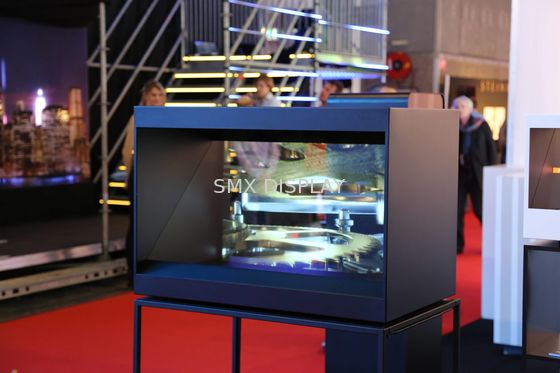 গুণমান 1 সাইড ভিউ 22 ইঞ্চি LED লাইট হলকিউব 3D হলোগ্রাফিক ডিসপ্লে খুচরা ডিসপ্লের জন্য কারখানা