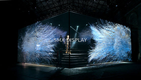 গুণমান স্বচ্ছ 3D হলোগ্রাম প্রজেকশন গজ হলোগ্রাফিক স্ক্রীন পলিমাইড উপাদান কারখানা