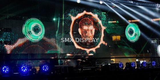 গুণমান ইভেন্ট স্টেজ শো জন্য 3D Hologaze মেশ স্ক্রীন পলিমাইড উপাদান কারখানা